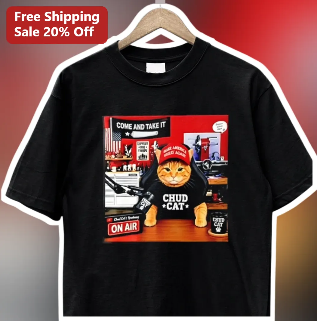 Come And Take It Chud Cat Meme Tee Funny Gonzo Cat Graphic Shirt For Internet Culture Lovers available at our Los Angeles warehouse