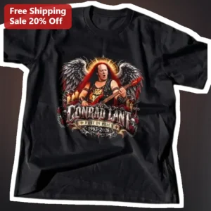 Conrad Lant Rest in Peace 1963-2026 Cronos Venom Tribute Tee available at our Los Angeles warehouse