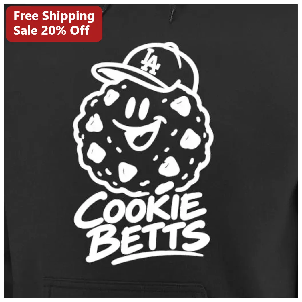 Cookie Betts Hoodie Mookie Betts LA Dodgers Baseball Fan Gif — Los Angeles Cookie Betts Hoodie Mookie Betts LA Dodgers Baseball Fan Gift Black Pullover available at our Los Angeles warehouse