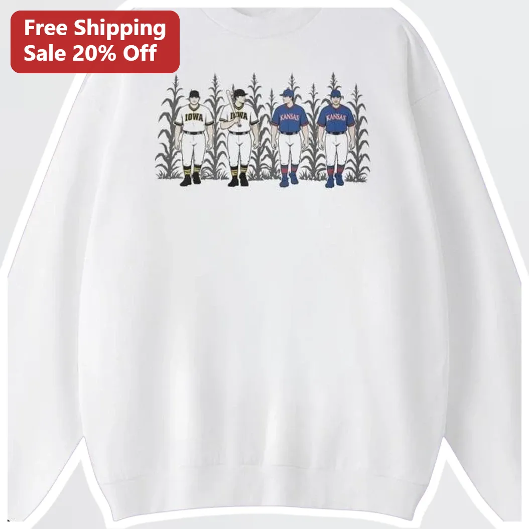 Cornfield Baseball Players Sweatshirt Retro Midwest College — Los Angeles Cornfield Baseball Players Sweatshirt Retro Midwest College Team Graphic Crewneck Gift for Fans available at our Los Angeles warehouse