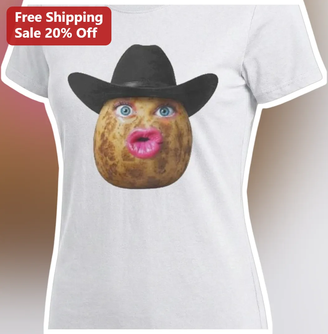 Cowboy Potato Face Tee Funny Western Humor Graphic Shirt for — Los Angeles Cowboy Potato Face Tee Funny Western Humor Graphic Shirt for Men Women Novelty Gift available at our Los Angeles warehouse