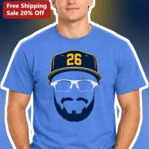 Custom Baseball Player Face Portrait Tee Personalized Athlete Caricature Gift for Men Women available at our Los Angeles warehouse