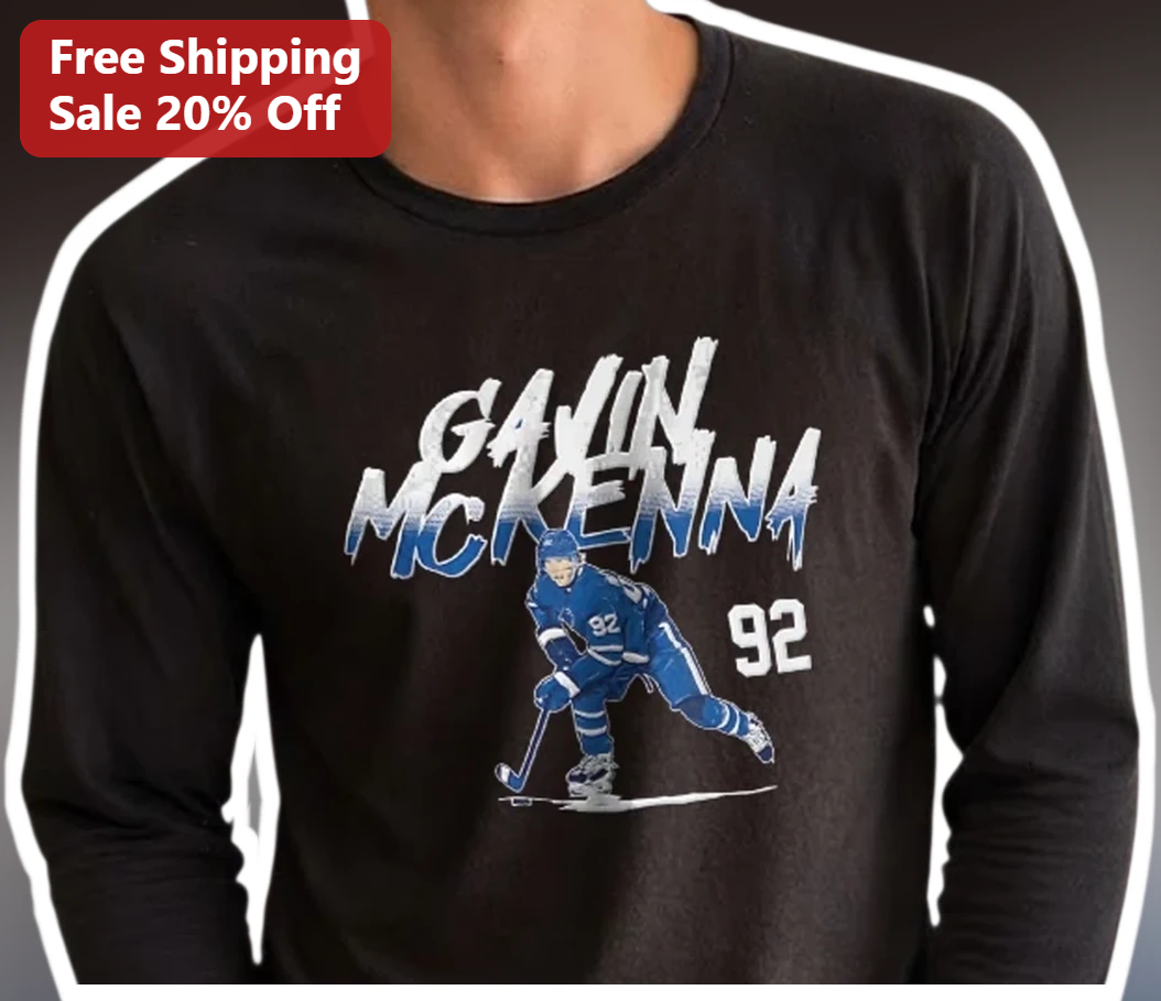 Custom Hockey Player Name Number Long Sleeve Tee Personalized Jersey Style Shirt Gift available at our Los Angeles warehouse