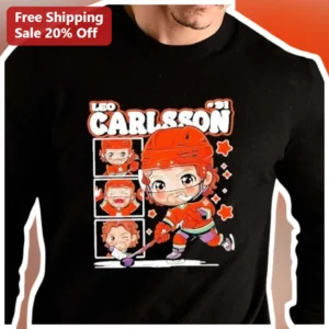 Custom Hockey Player Name Number Tee Personalized Chibi Anime Sports Gift for Youth available at our Los Angeles warehouse