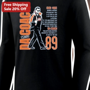 DA Coach Iron Mike Bill Cowher Long Sleeve Shirt available at our Los Angeles warehouse