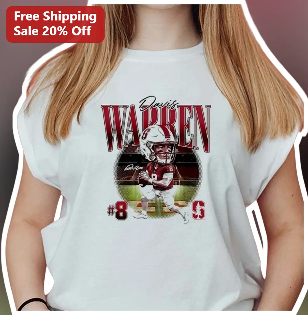 Davis Warren Stanford Cardinal Football QB Graphic Tee available at our Los Angeles warehouse