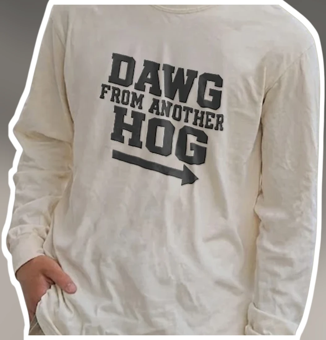 Dawg From Another Hog Long Sleeve Tee Funny Dog Pun Gift for — Los Angeles Dawg From Another Hog Long Sleeve Tee Funny Dog Pun Gift for Pet Lovers available at our Los Angeles warehouse