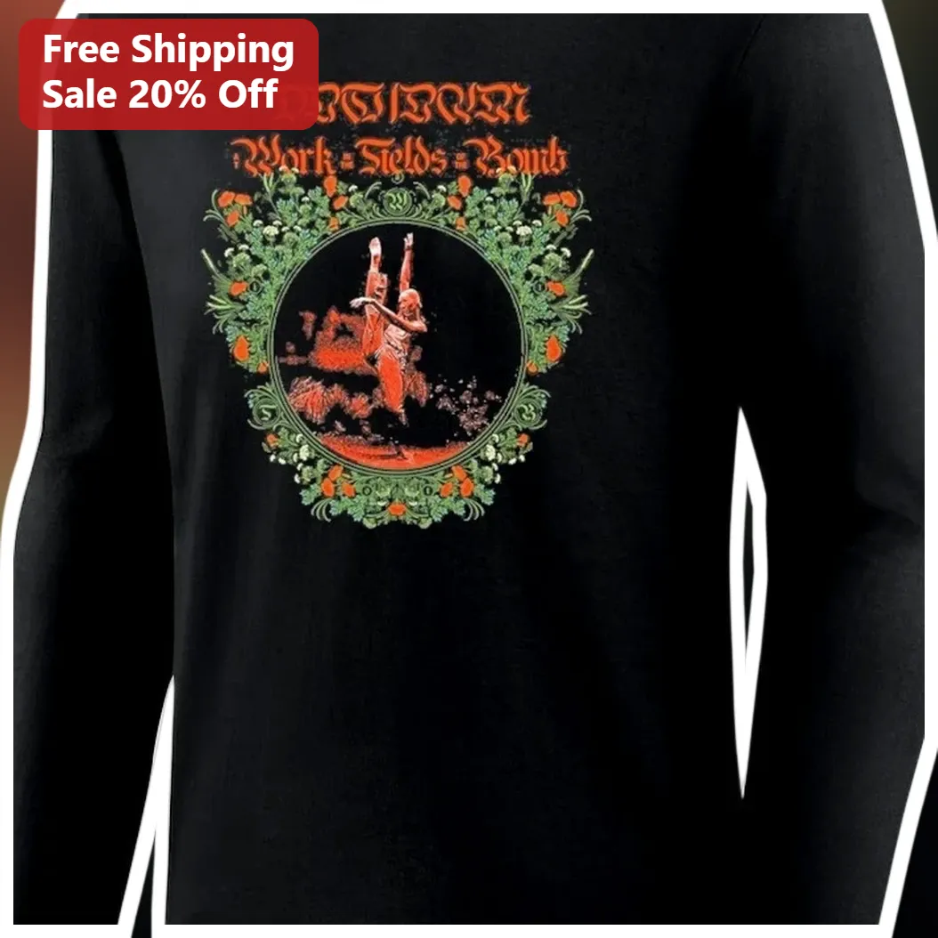 DEGUBRUI Work in Fields and Bomb Long Sleeve Shirt Gothic St — Los Angeles DEGUBRUI Work in Fields and Bomb Long Sleeve Shirt Gothic Streetwear Graphic Apparel available at our Los Angeles warehouse