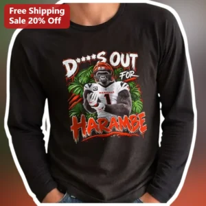 Dicks Out For Harambe Long Sleeve Tee available at our Los Angeles warehouse