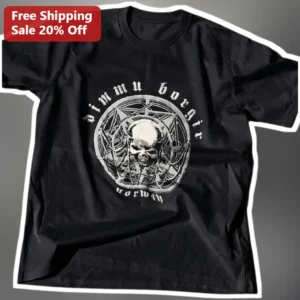 Dimmu Borgir Norway Symphonic Black Metal Band Tee Graphic Shirt available at our Los Angeles warehouse