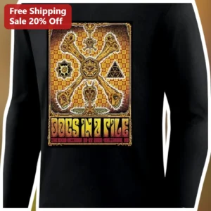Does Not Compute Long Sleeve Tee Retro Sci-Fi Robot Skull Graphic Shirt for Programmers available at our Los Angeles warehouse