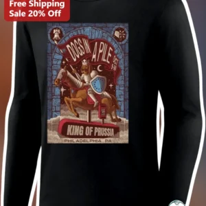 Dogs in a Pile King of Prussia Philadelphia PA Long Sleeve Tee available at our Los Angeles warehouse
