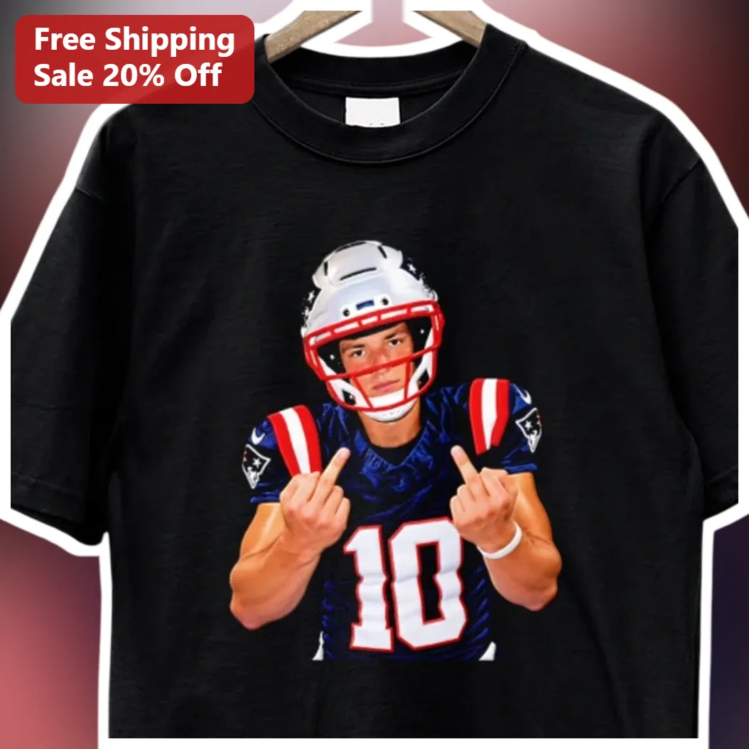 Drake Maye Tee New England Patriots Football Fan Shirt available at our Los Angeles warehouse