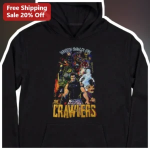 Dungeon Crawler Gang The Crawlers Hoodie Funny RPG Tabletop Gaming Apparel Gift for Men Women available at our Los Angeles warehouse