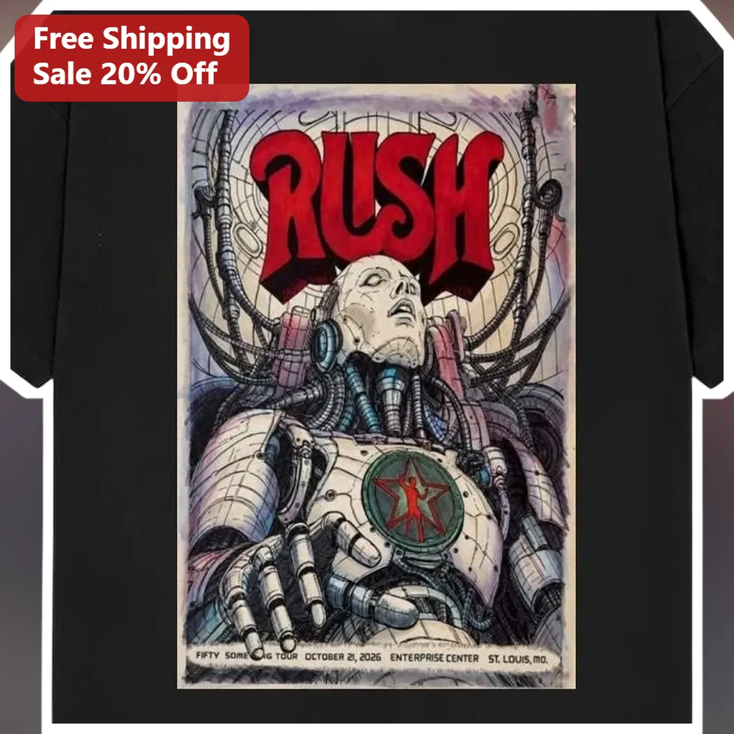 Rush Fifty Something Tour Long Sleeve Tee Vintage Concert Po — Los Angeles Rush Fifty Something Tour Long Sleeve Tee Vintage Concert Poster Merch available at our Los Angeles warehouse