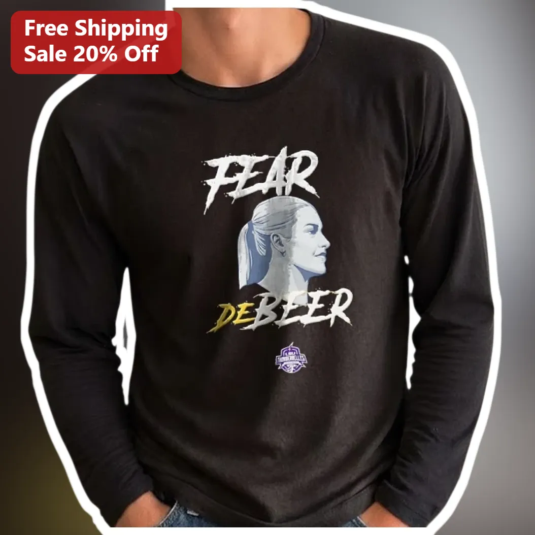 FEAR DE BEER Long Sleeve Tee Lindsay Allen Minnesota Timberwolves WNBA Fan Gift available at our Los Angeles warehouse