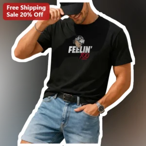Feelin' Graphic Tee Men's Black VR Gamer Shirt Funny Birthday Gift available at our Los Angeles warehouse