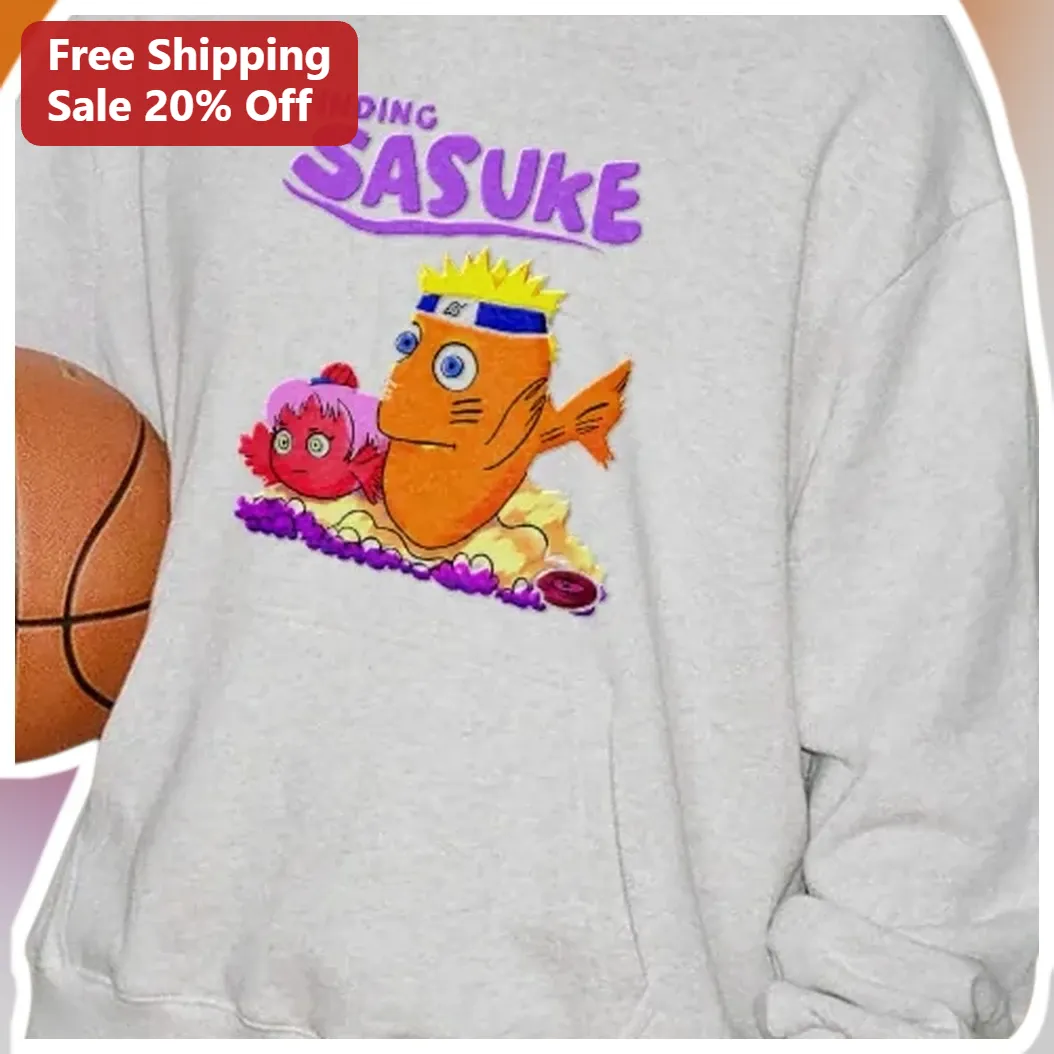 Finding Sasuke Naruto Parody Hoodie Anime Fan Gift — Los Angeles Finding Sasuke Naruto Parody Hoodie Anime Fan Gift available at our Los Angeles warehouse