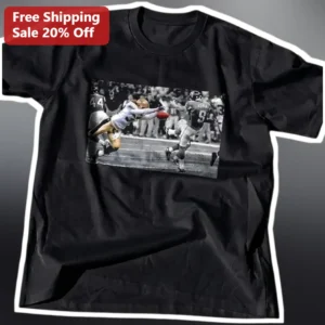 Football Catch Action Photo Tee American Football Player Wide Receiver Gift available at our Los Angeles warehouse