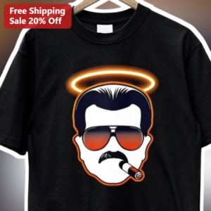 Freddie Mercury Queen Band Graphic Tee Rock God Portrait Vintage Style Shirt for Music Fans available at our Los Angeles warehouse