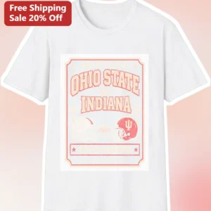 Game of the Week Ohio State vs Indiana Top Five Showdown College Football Tee available at our Los Angeles warehouse