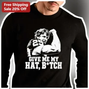 Give Me My Hat Back Ed McCaffrey NFL Football Fan Long Sleeve Shirt available at our Los Angeles warehouse