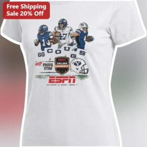 Go Cougs Live Provo Utah ESPN College Gameday Tee available at our Los Angeles warehouse