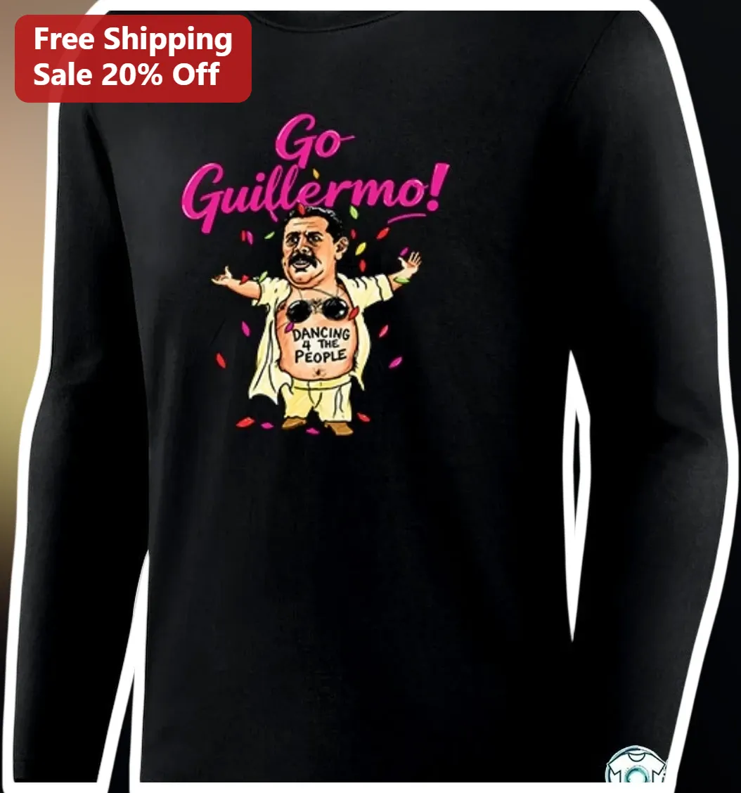 Go Guillermo Dancing 4 the People Long Sleeve Shirt — Los Angeles Go Guillermo Dancing 4 the People Long Sleeve Shirt available at our Los Angeles warehouse