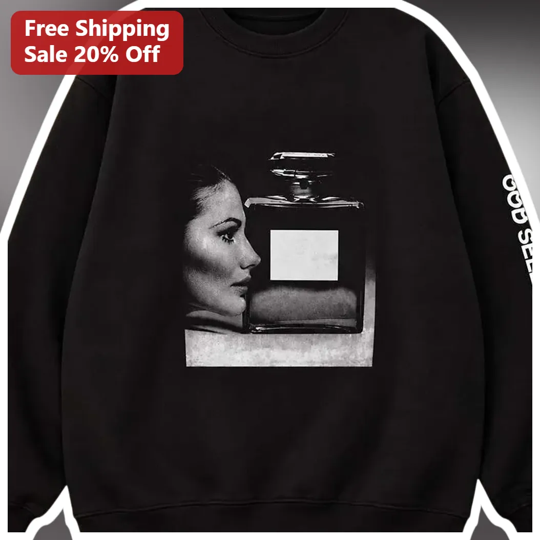 GOD SELF Sweatshirt Black Y2K Grunge Streetwear Crewneck available at our Los Angeles warehouse