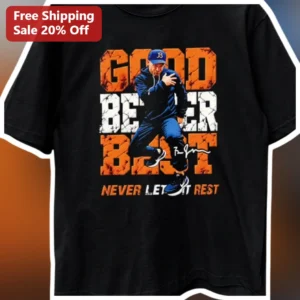 Good Better Best Never Let It Rest Juice WRLD Floss Dance Graphic Tee available at our Los Angeles warehouse