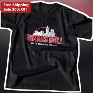 Guards Ball Gritty Relentless Resilient Cleveland Cavaliers Basketball Fan Tee available at our Los Angeles warehouse