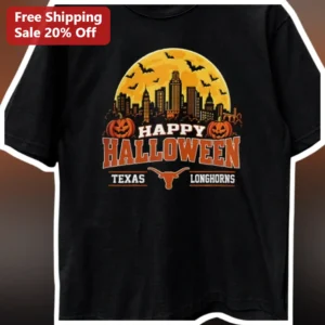 Happy Halloween Texas Longhorns Tee UT Austin Fan...