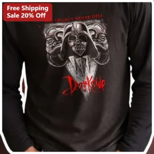 His Legacy Never Dies DarkSide Long Sleeve Tee Star Wars Darth Vader Memorial Tribute Gift available at our Los Angeles warehouse