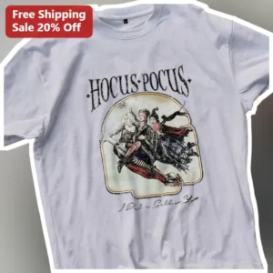 Hocus Pocus I Put a Spell on You Sanderson Sisters Vintage Witch Graphic Tee Halloween Gift available at our Los Angeles warehouse