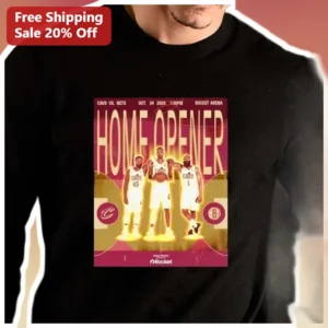 Home Opener Long Sleeve Shirt Cleveland Cavaliers NBA Fan Apparel Game Day Gift available at our Los Angeles warehouse