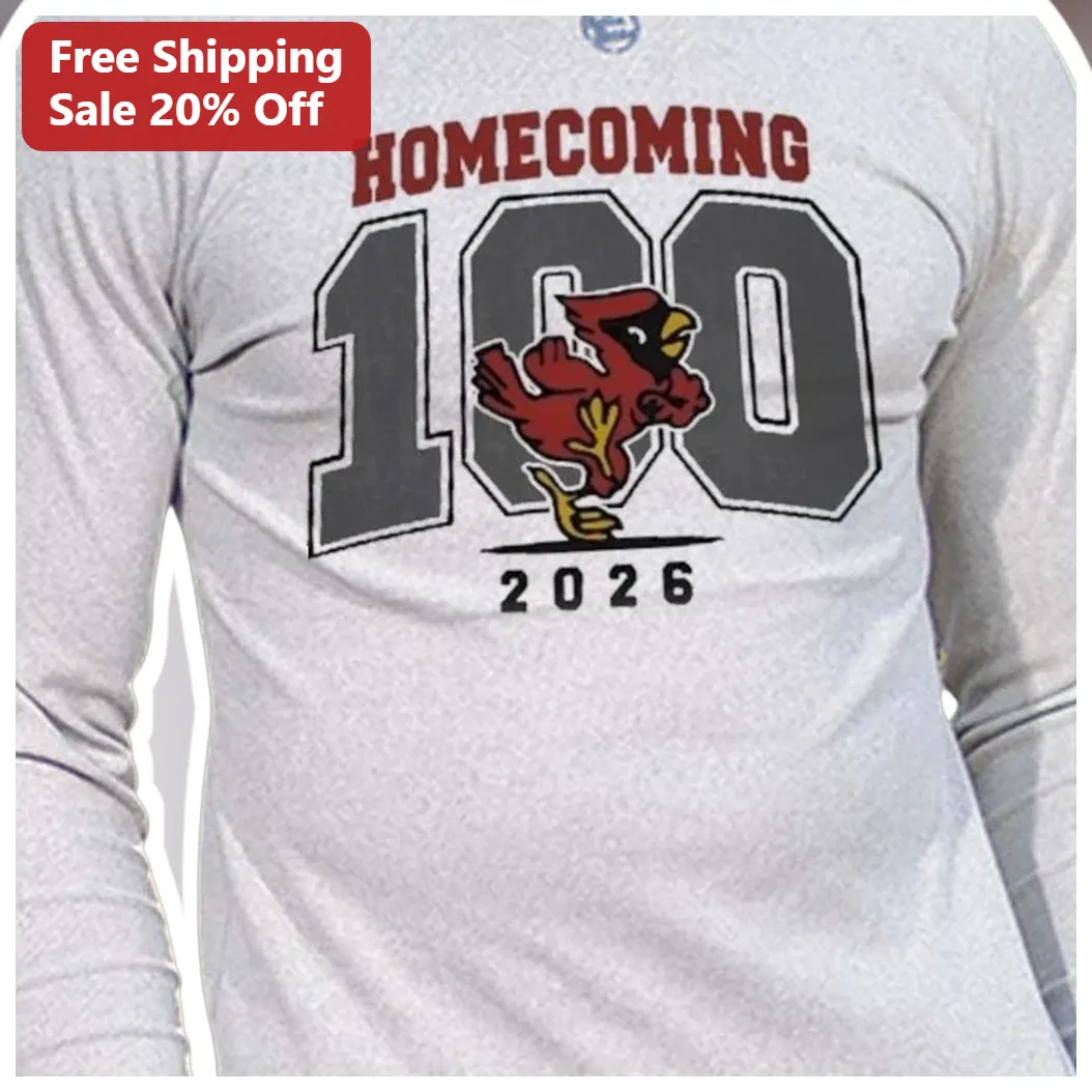 HOMECOMING Long Sleeve Shirt Cardinal Mascot Varsity Spirit — Los Angeles HOMECOMING Long Sleeve Shirt Cardinal Mascot Varsity Spirit Wear Custom Class Year Gift available at our Los Angeles warehouse
