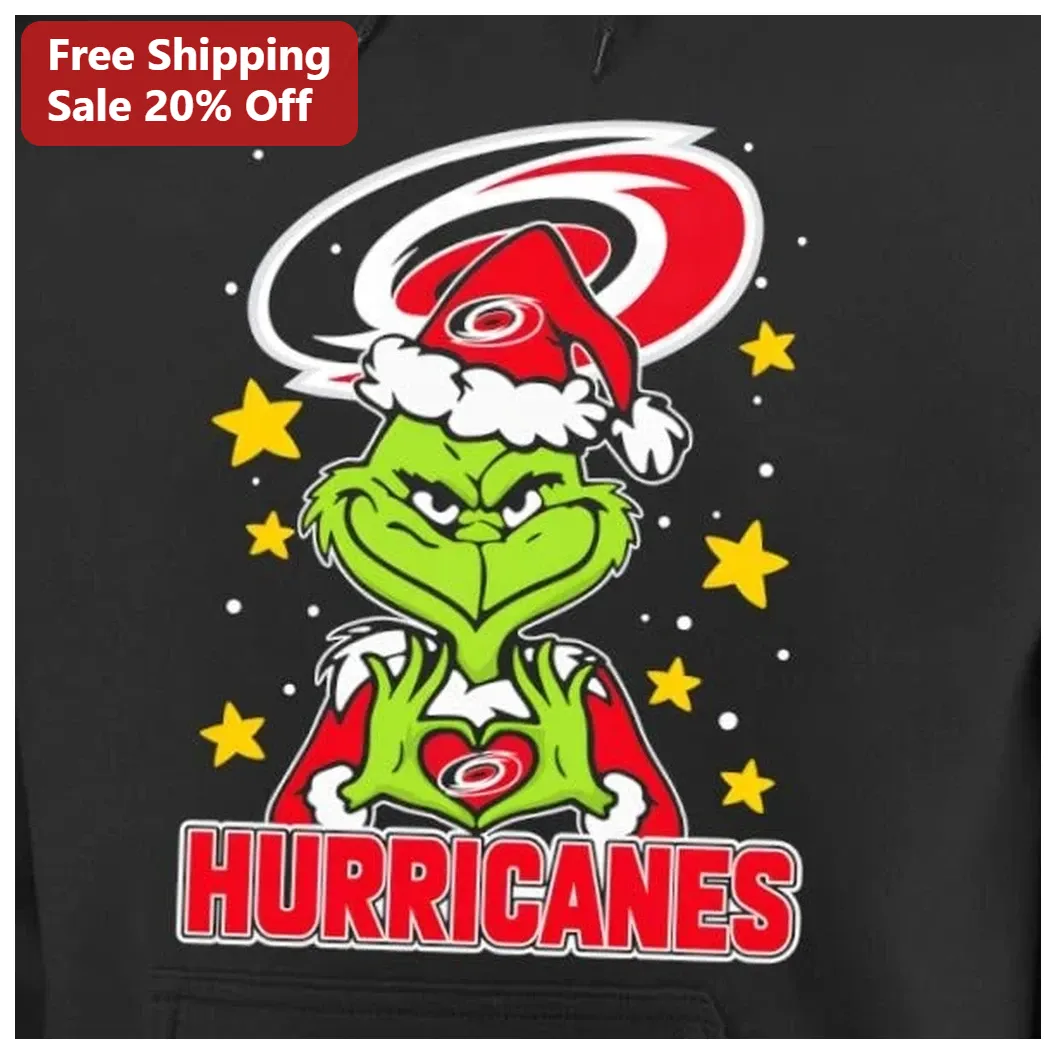 Hurricanes The Grinch Christmas Hoodie Funny NHL Holiday Gif — Los Angeles Hurricanes The Grinch Christmas Hoodie Funny NHL Holiday Gift available at our Los Angeles warehouse