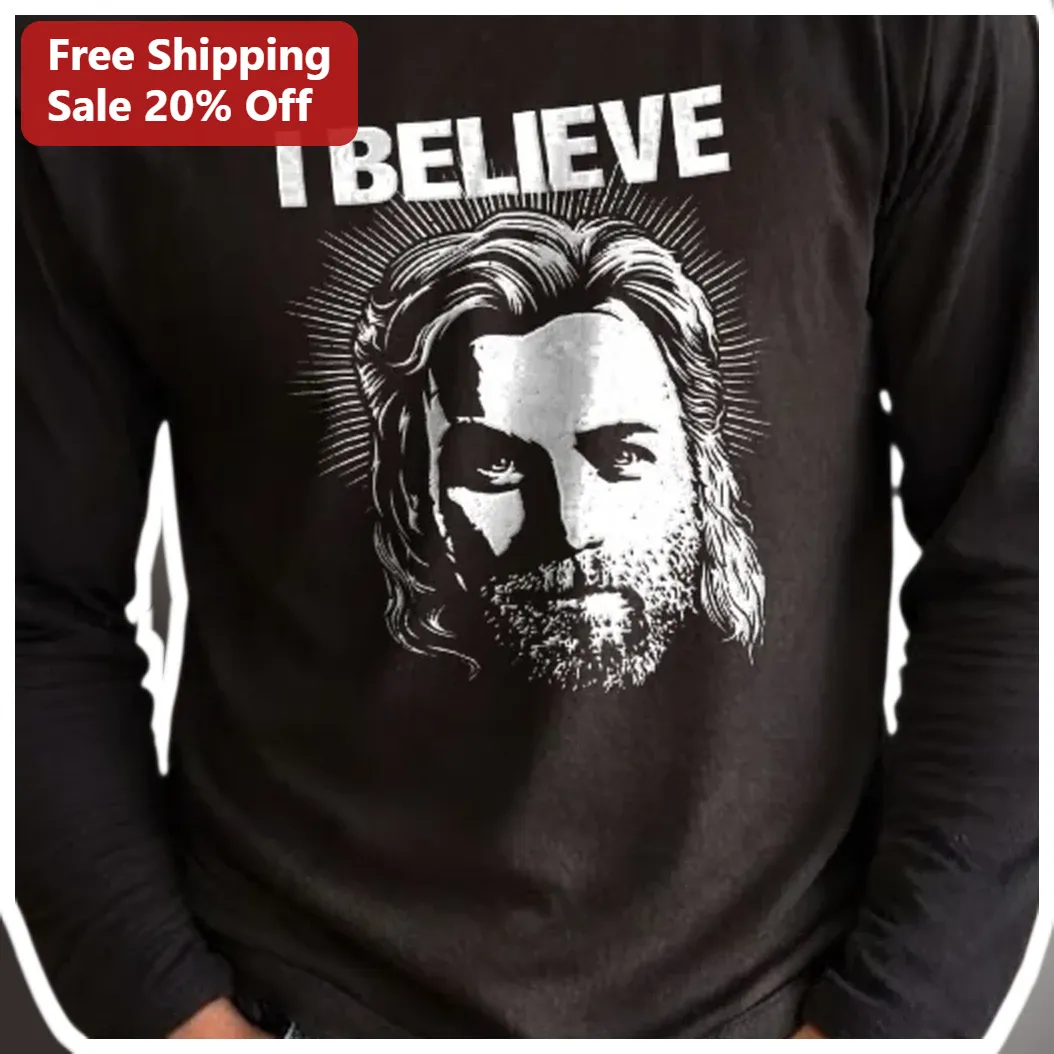 I Believe Jesus Christ Long Sleeve Tee Christian Faith Appar — Los Angeles I Believe Jesus Christ Long Sleeve Tee Christian Faith Apparel available at our Los Angeles warehouse