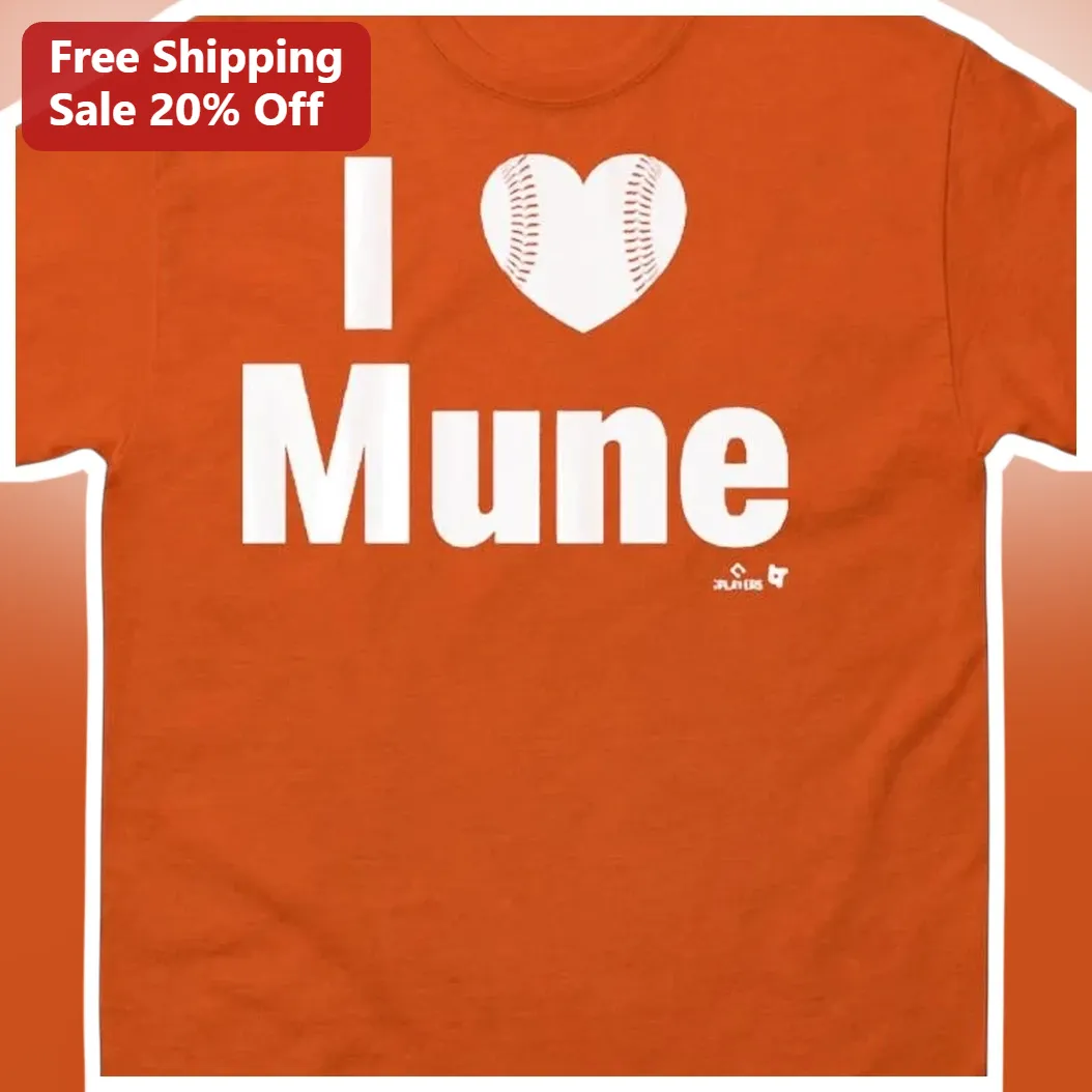 I Heart Mune Tee Baseball Fan Shirt Unisex Cotton Graphic T- — Los Angeles I Heart Mune Tee Baseball Fan Shirt Unisex Cotton Graphic T-Shirt for Men Women available at our Los Angeles warehouse