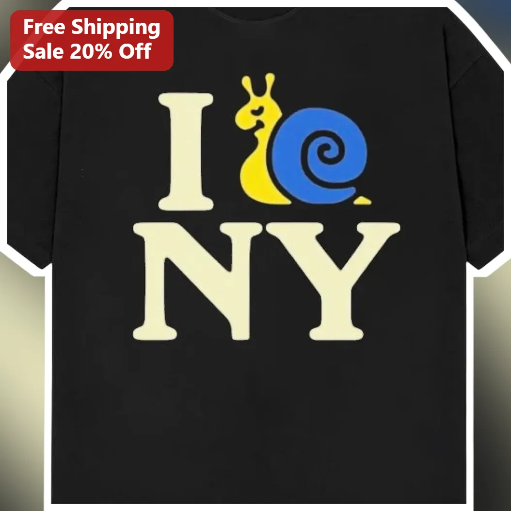 I Love Snails NY Tee Funny Punny New York City Souvenir Gift — Los Angeles I Love Snails NY Tee Funny Punny New York City Souvenir Gift for Snail Lovers available at our Los Angeles warehouse
