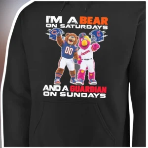 I'M A BEAR ON SATURDAYS AND A GUARDIAN ON SUNDAYS Hoodie available at our Los Angeles warehouse