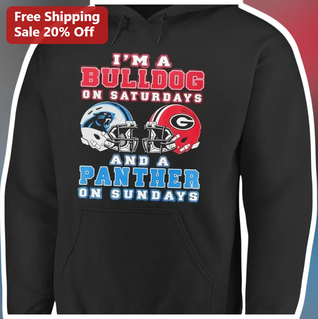 I'M A BULLDOG ON SATURDAYS AND A PANTHER ON SUNDAYS Hoodie — Los Angeles I'M A BULLDOG ON SATURDAYS AND A PANTHER ON SUNDAYS Hoodie available at our Los Angeles warehouse