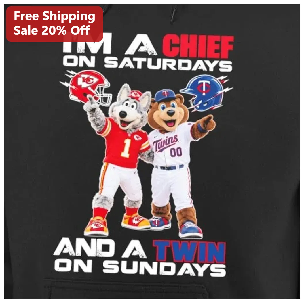 I'M A CHIEF ON SATURDAYS AND A TWIN ON SUNDAYS Hoodie — Los Angeles I'M A CHIEF ON SATURDAYS AND A TWIN ON SUNDAYS Hoodie available at our Los Angeles warehouse