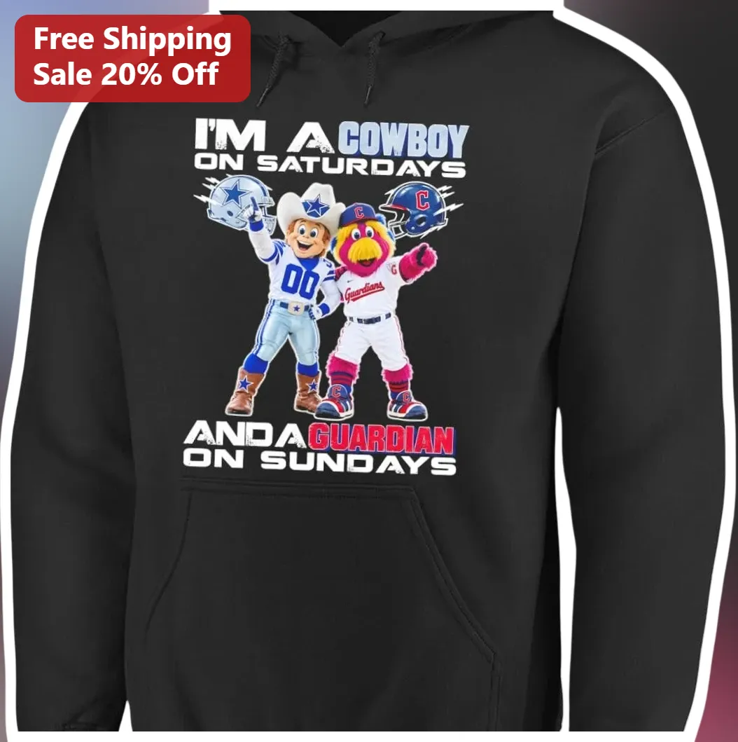 I'M A COWBOY ON SATURDAYS AND A GUARDIAN ON SUNDAYS Hoodie available at our Los Angeles warehouse