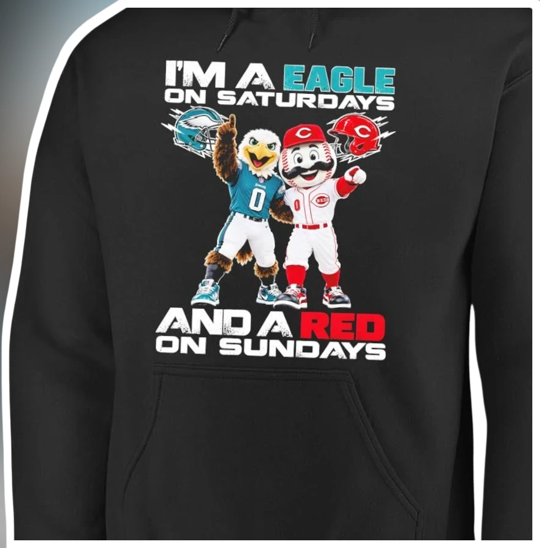 I'M A EAGLE ON SATURDAYS AND A RED ON SUNDAYS Hoodie — Los Angeles I'M A EAGLE ON SATURDAYS AND A RED ON SUNDAYS Hoodie available at our Los Angeles warehouse
