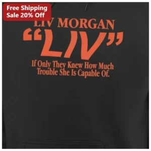 If Only They Knew How Much Trouble She Is Capable Of Personalized Hoodie Custom Name Gift for Girls available at our Los Angeles warehouse