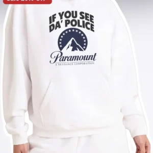 If You See Da' Police Run DMC Parody Hoodie Funny Hip Hop Streetwear available at our Los Angeles warehouse