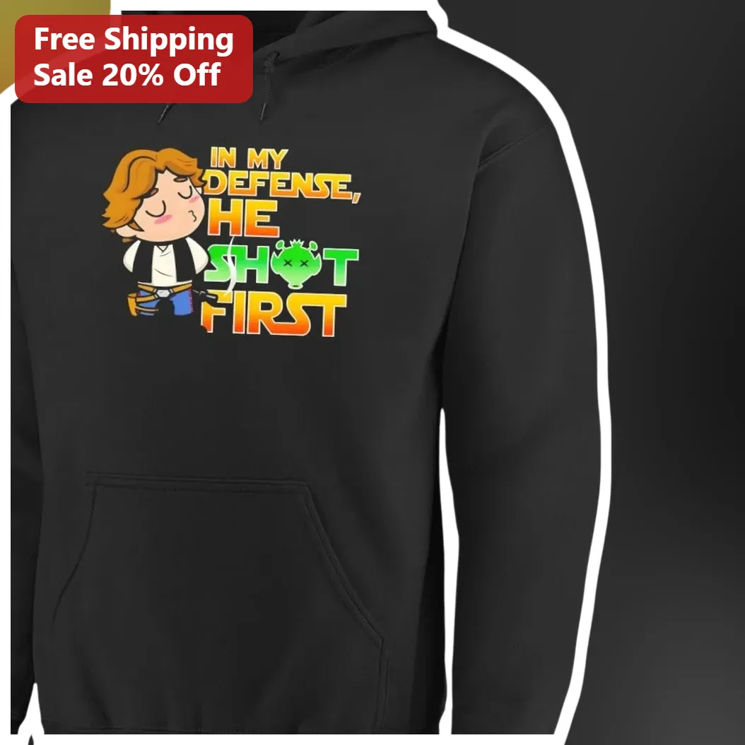 In My Defense He Shit First Funny Hoodie Humorous Parenting Gift Novelty Potty Humor Sweatshirt available at our Los Angeles warehouse