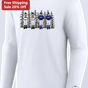 Iowa Kansas Vintage Baseball Rivalry Long Sleeve Tee available at our Los Angeles warehouse