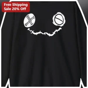 Jack Skellington Long Sleeve Tee Nightmare Before Christmas Halloween Graphic Shirt for Women Men available at our Los Angeles warehouse